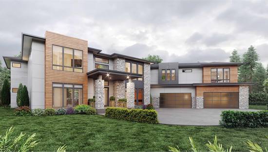 image of contemporary house plan 1259
